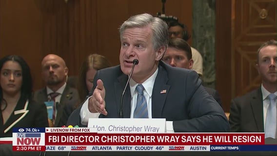 FBI Director Christopher Wray plans to resign next month