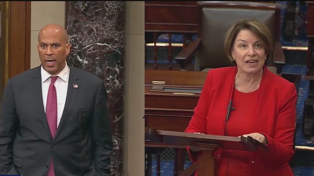 Sen. Booker: Democrats ‘complicit’ in Trump agenda, Klobuchar fires back