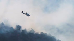 Brush fire threatens homes in Hacienda Heights