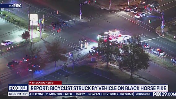 Bicyclist struck by vehicle on Black Horse Pike