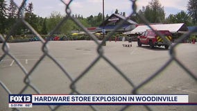 Crews investigate explosion at Woodinville, WA hardware store