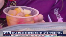 Rep. Kim Schrier pushing for lunchtime reform