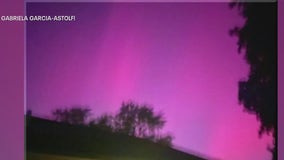 Aurora borealis lights up NYC skies