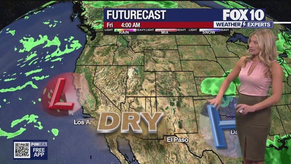 Arizona weather forecast: Warmer and dry conditions expected in Phoenix