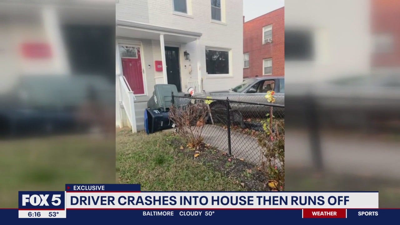 DC neighborhood mechanic crashes into home, then runs off