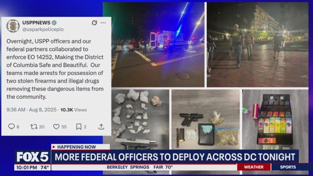 Trump addressing D.C. crime in Monday morning press conference