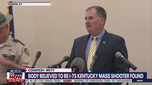 Joseph Couch: Livestreaming couple find body believed to be suspect in Ky. highway shooting