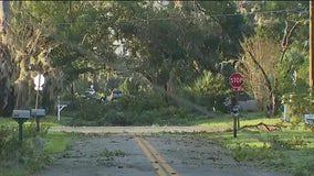 Helene aftermath: Fallen trees cause power outages