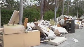 Hurricane Milton: Debris still piled up from Helene