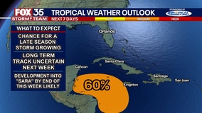 Development of topical system likely in Caribbean Sea