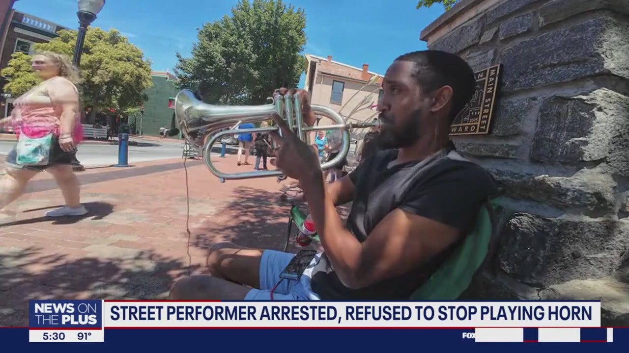 Street Performer Arrested Over Noise Violation In Downtown Frederick