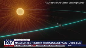 NASA makes history with closest pass to the sun