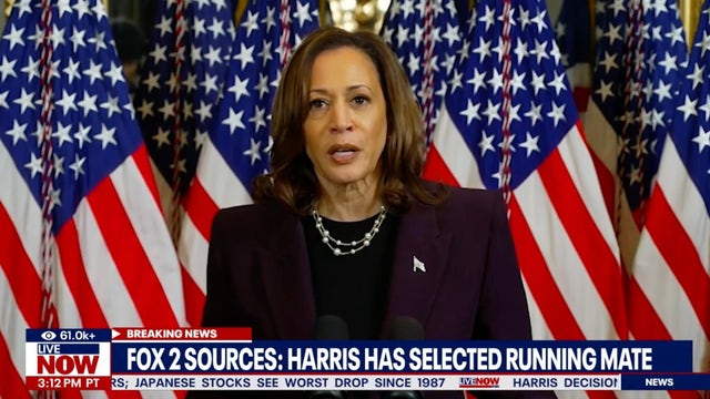 Kamala Harris VP: Minn. Gov. Tim Walz selected as running mate