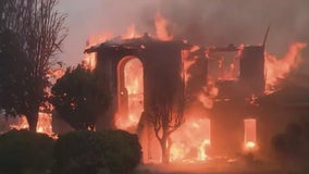 California wildfire burns multiple homes