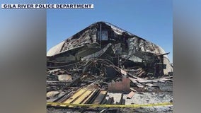 Suspicious fire investigation at old AZ middle school gym