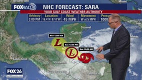 Tropical weather update: Sara soaking Central America