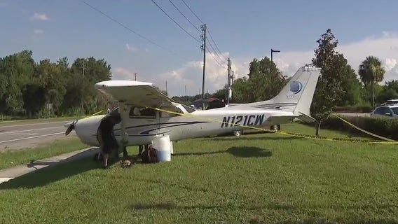 Plane makes emergency landing on Florida road: officials