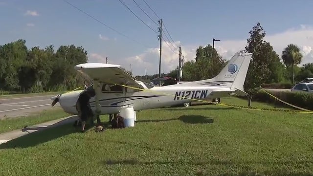 Plane makes emergency landing on Florida road: officials