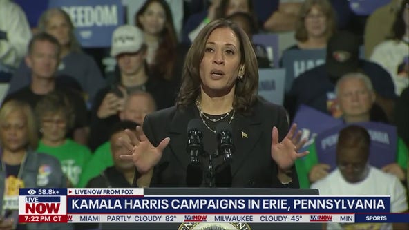 FULL SPEECH: Harris campaigns in Pennsylvania