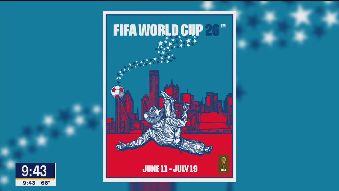 Local artists designs FIFA World Cup poster