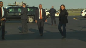 Kamala Harris arrives in Philadelphia ahead presidential debate