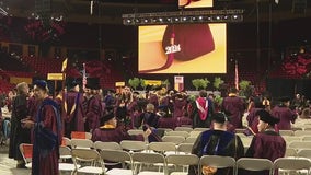 Students celebrate at ASU graduation ceremonies