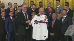 Texas Rangers visit the White House