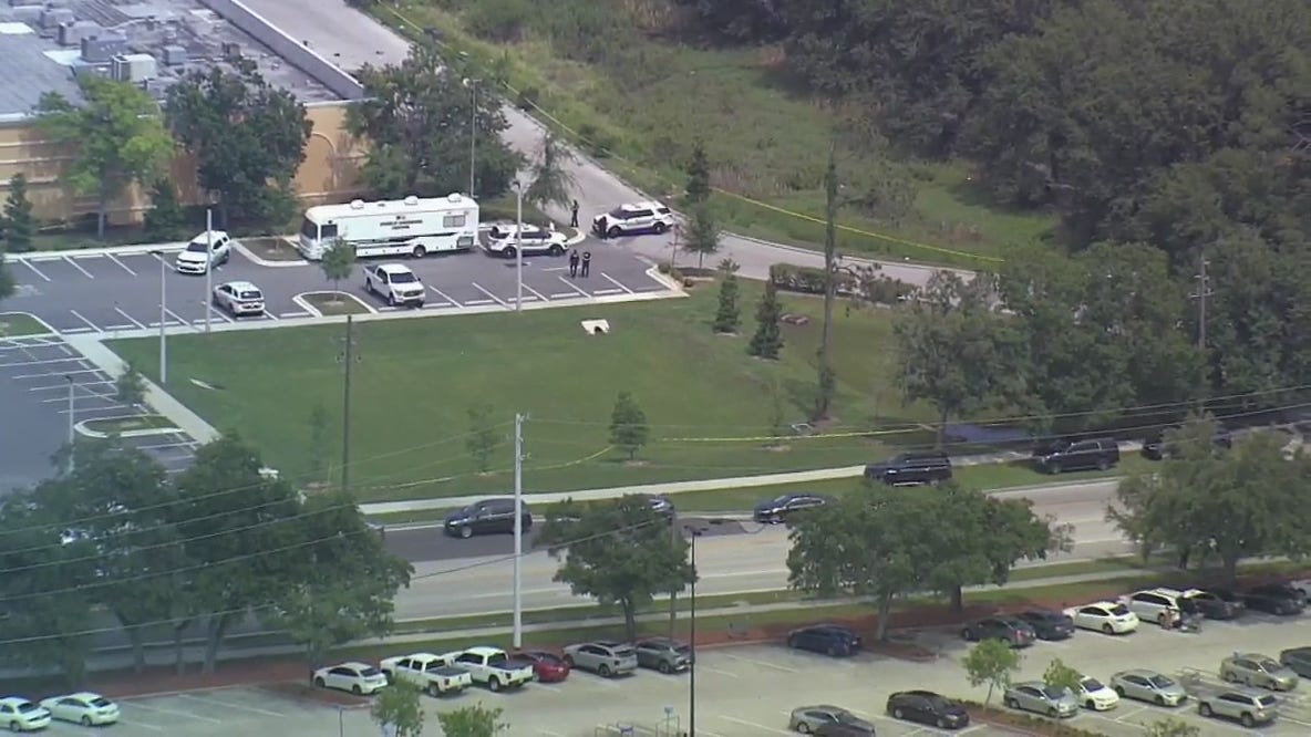 SKYFOX: Kissimmee officer-involved shooting scene