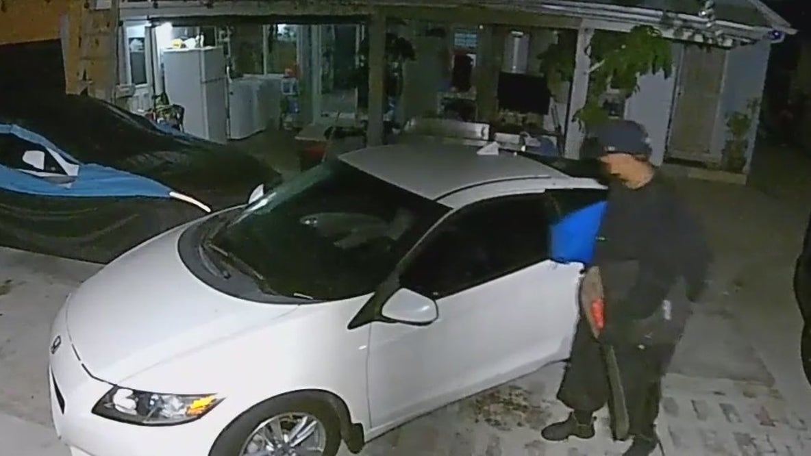 Machete-wielding burglar in Inglewood