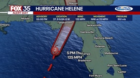 Powerful Hurricane Helene continues to strengthen