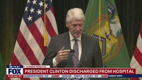 Bill Clinton discharged from DC hospital after flu treatment