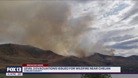 Level 3 Evacuations issued for wildfire near Chelan