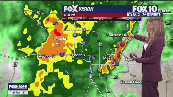Arizona weather forecast: Afternoon, evening showers expected in Phoenix