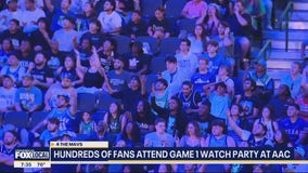 Mavs fans pack AAC for Game 1 watch party