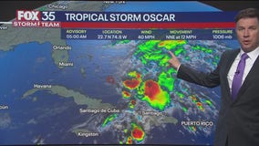 Tropical Storm Oscar moves towards Bermuda