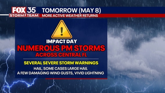 Orlando Weather Forecast PM: May 7th, 2025