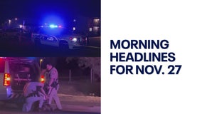 Shooting, police chase l Morning Headlines Nov. 27