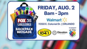 FOX 35 Backpack Brigade: Donate school supplies for Florida students