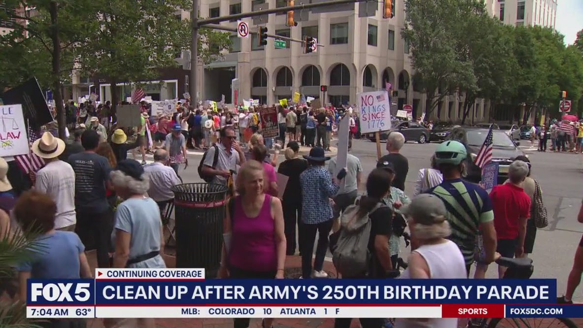‘No Kings’ protests spread across DMV