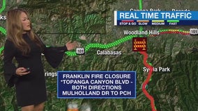 PCH closed amid Franklin Fire