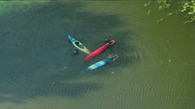 Kayakers rescued from Skokie Lagoons