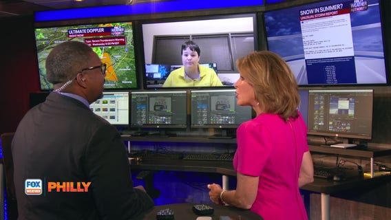 Snow reported at Philadelphia International Airport in the middle of July: NWS