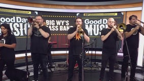 Big Wy's Brass Band performs in FOX 7 Austin studio