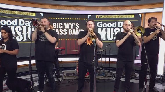 Big Wy's Brass Band performs in FOX 7 Austin studio