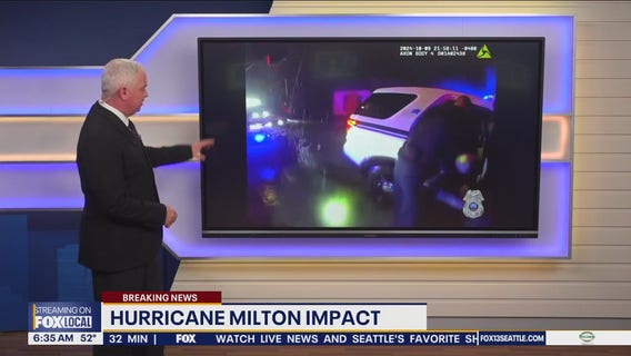 Police rescue family of 15 from Hurricane Milton in Florida