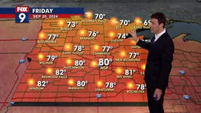 MN weather: Comfortable warmth and sunny on Friday