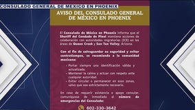 Mexican consulate warns community about ICE activities in AZ