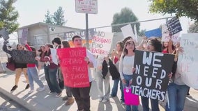 Students protest teacher reassignments