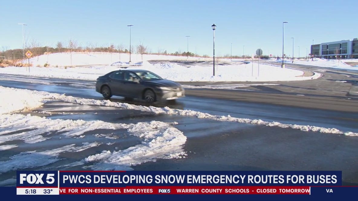 Snow emergency school bus routes heading to Prince William County Public Schools
