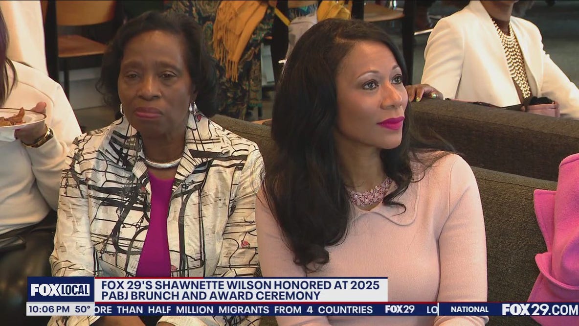 FOX 29's Shawnette Wilson receives Icon Award at 2025 PABJ brunch